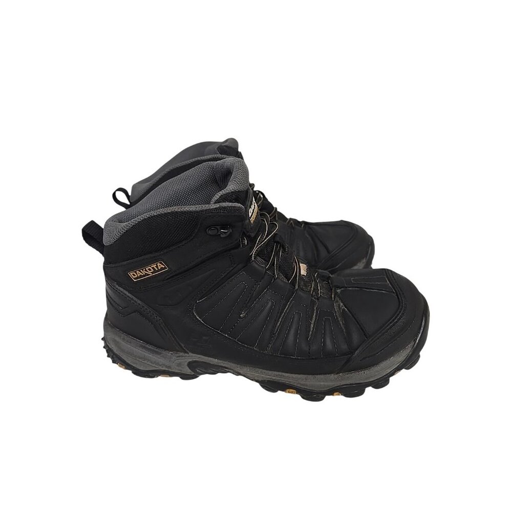 Dakota Men's 6" 2301 Aluminum Toe Comp. Plate WP Work Boots Black Size 9.5W/L - Picture 2 of 8